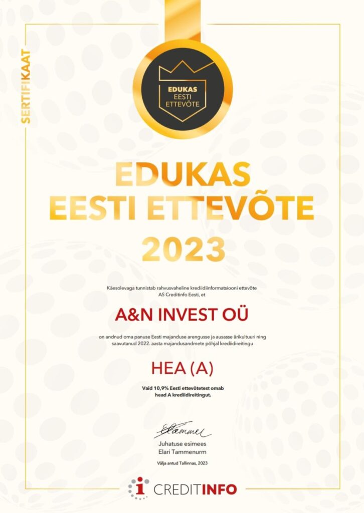 edukas eesti ettevõte 2023